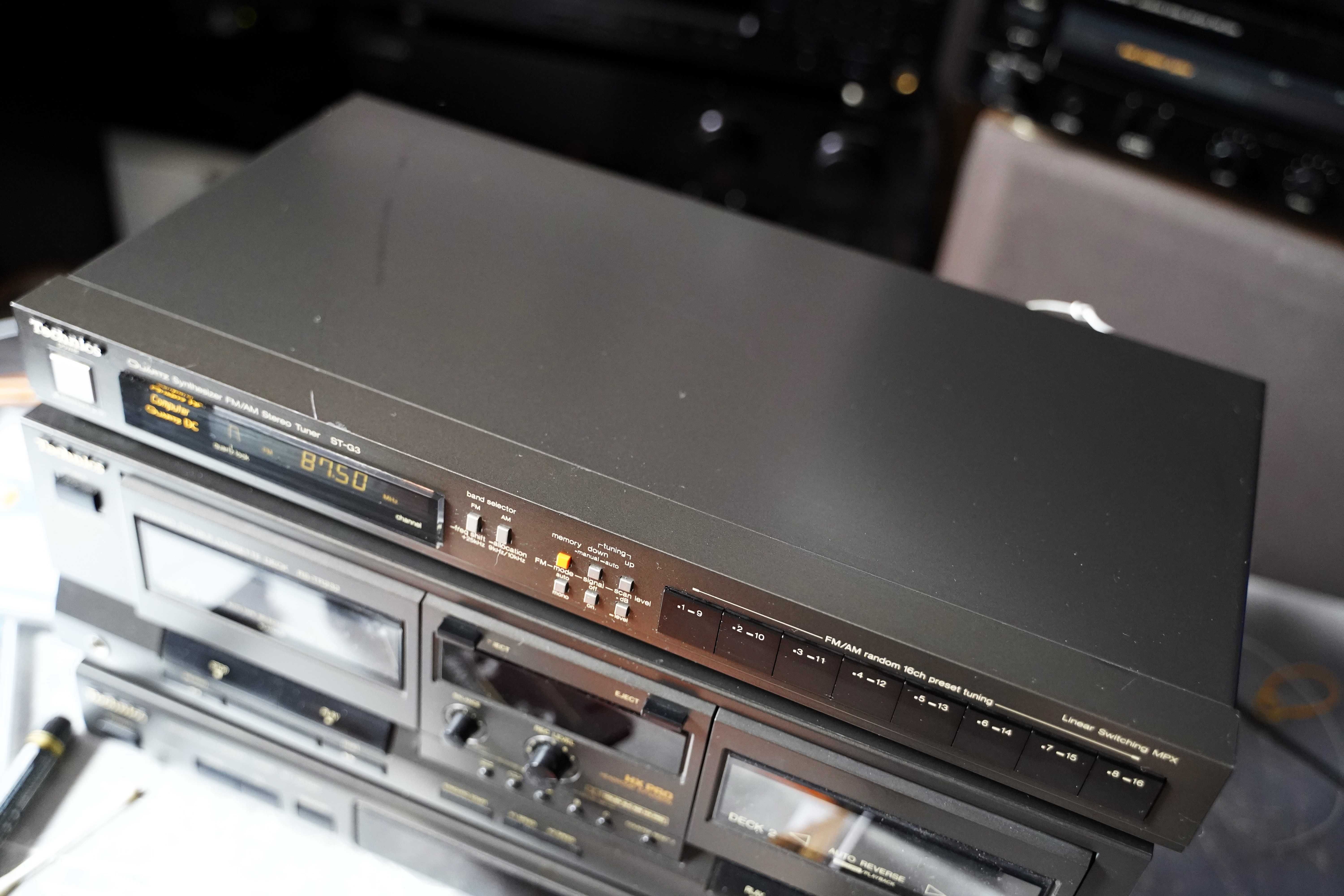 Tuner Technics ST 3-cyfrowa synteza częstotliwości sterowana kwarcem