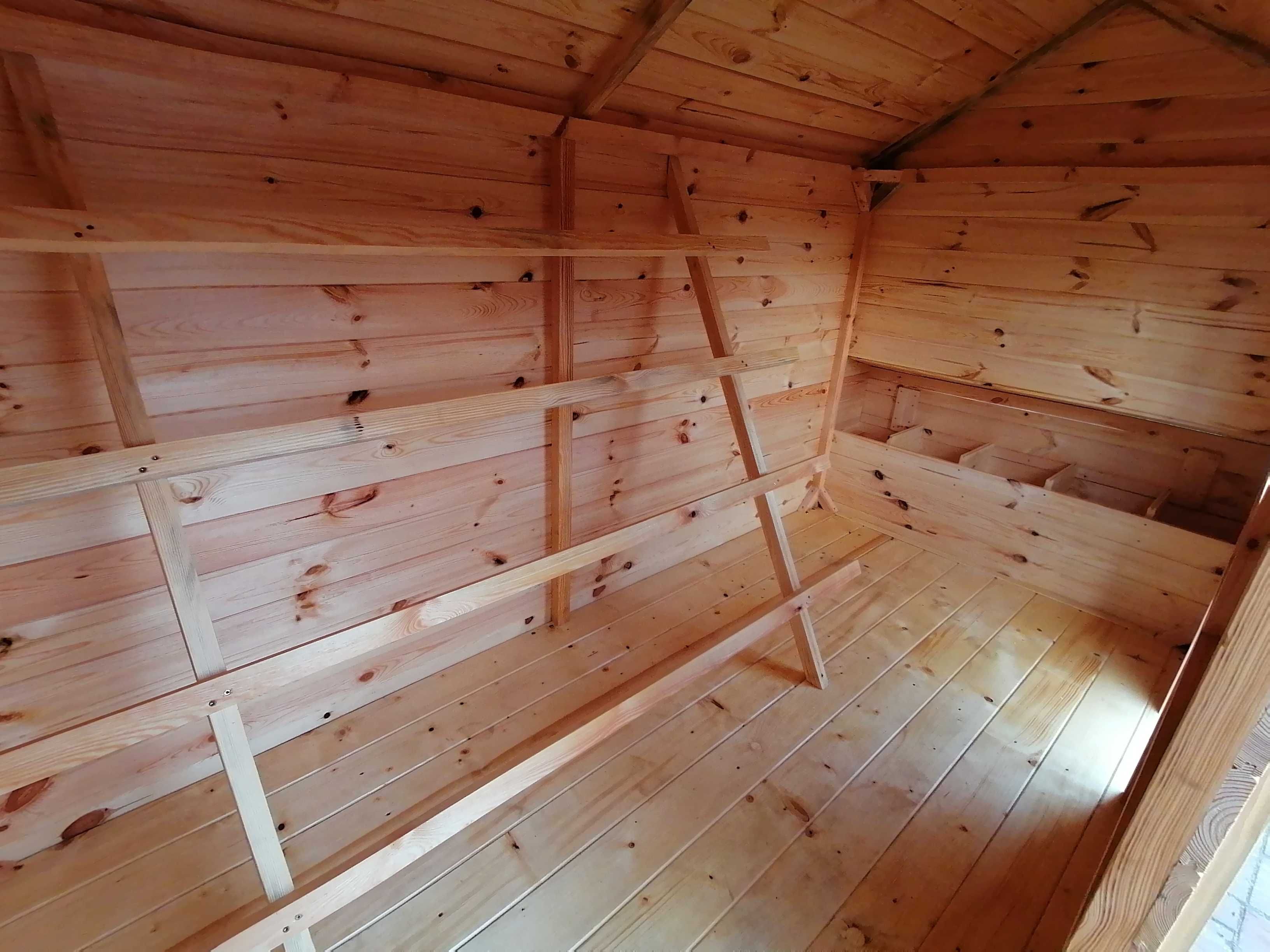 Kurnik dla kur z otwieranym jajecznikiem 350x200x210cm