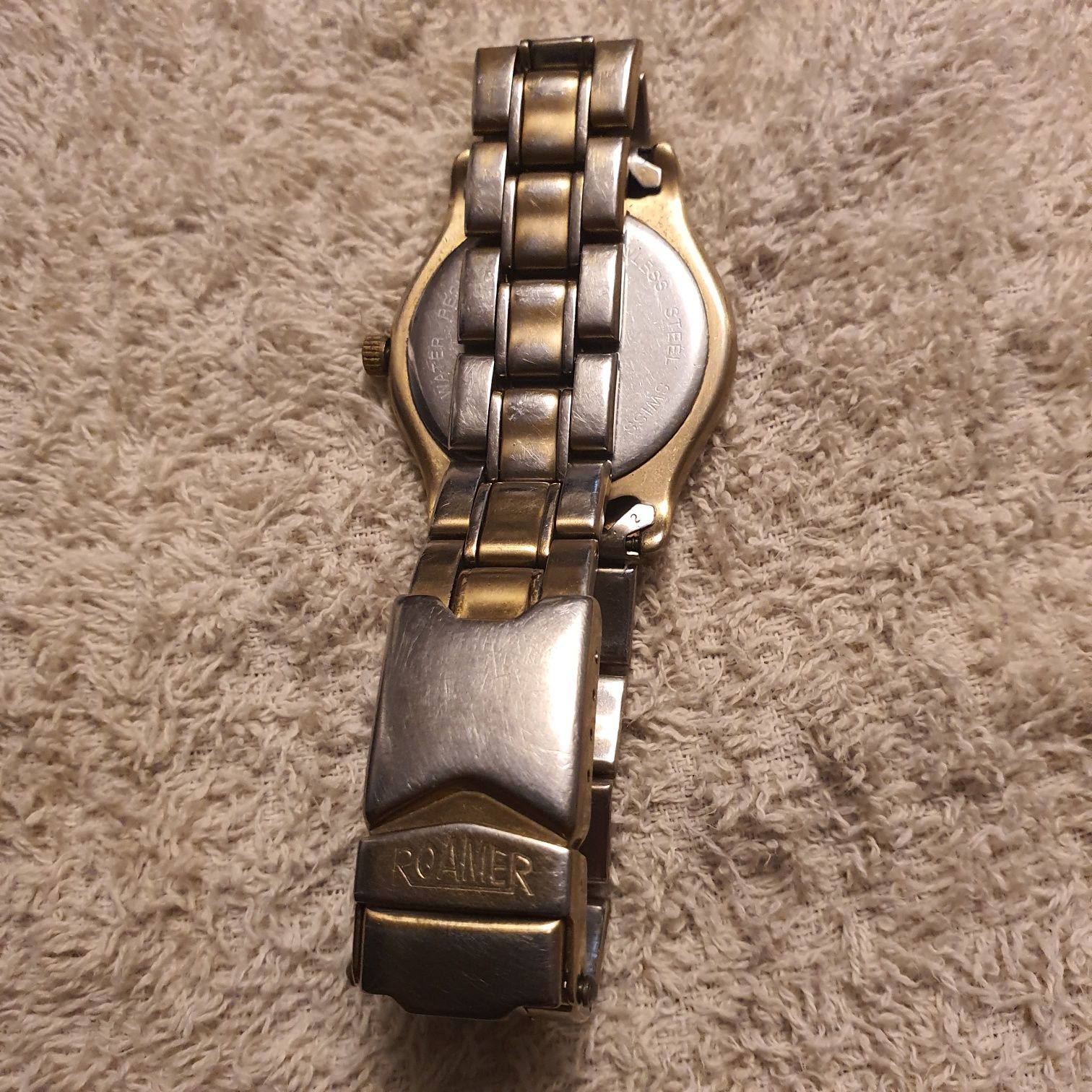 Roamer Zegar męski oryginalny, pozłacany. 30 mm.