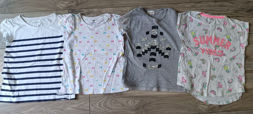 Zestaw 4szt rozmiar 122/128 Coccodrillo,H&M, Pepco