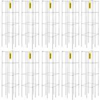 Gaiolas de suporte para plantas  para tomate 10 pacotes de aço quadrad