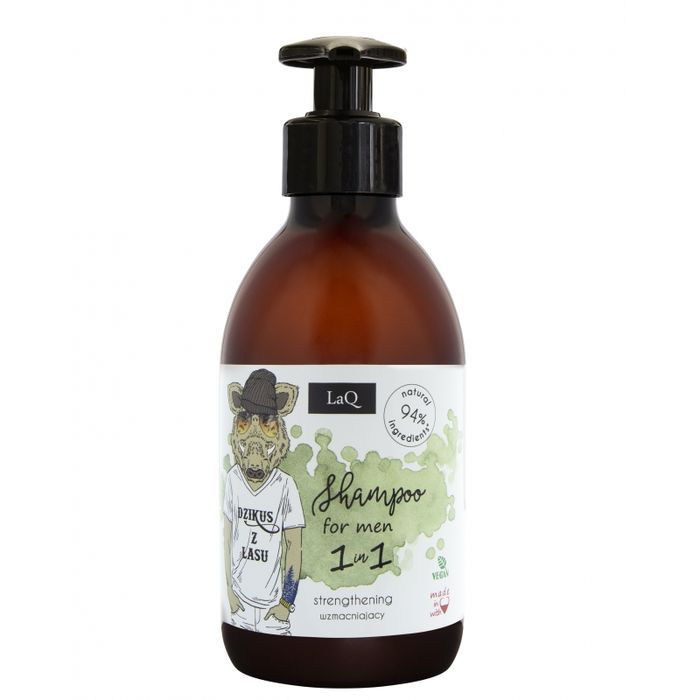 LaQ Dziki szampon dla facetów 1w1 z ekstraktem z kory dębu 300ml