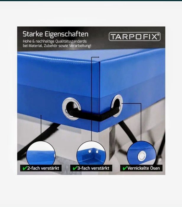 Nowa markowa,oryginalna plandeka na przyczepę Tarpofix. Homologacja.