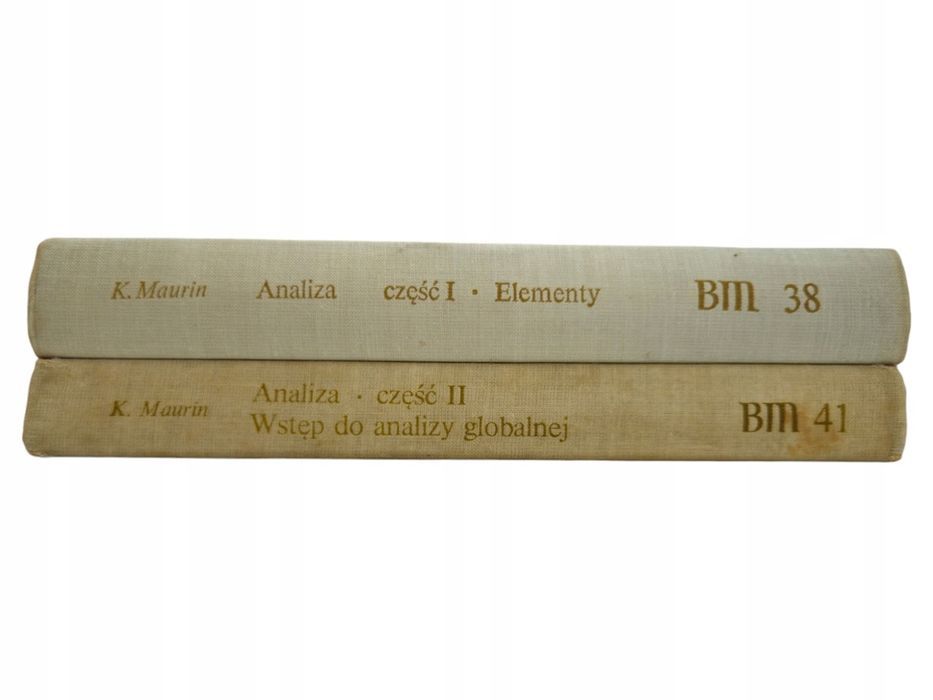 2x K. Maurin Analiza część I-II Biblioteka Matematyczna tom 38,41