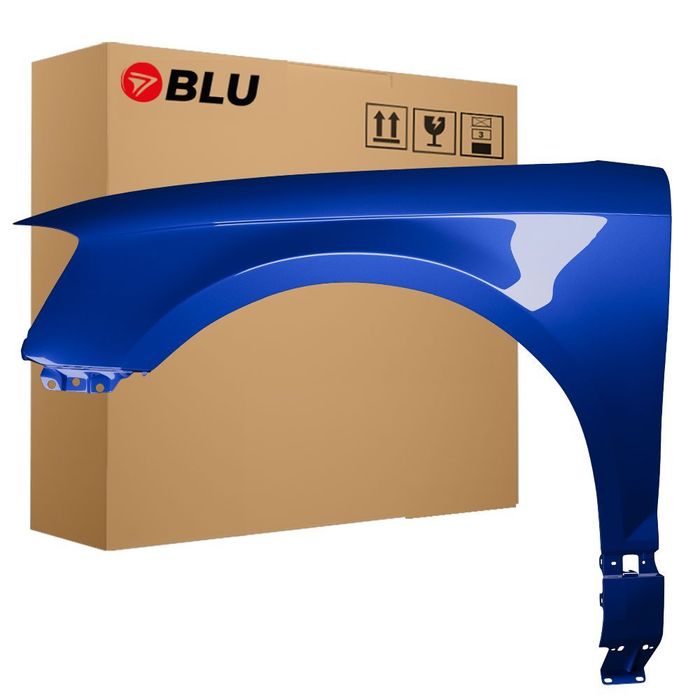 BLU Błotnik AUDI A3 8P lift LZ5C lewy niebieski 08-12 przód MauritiusBlau OzeanBlau