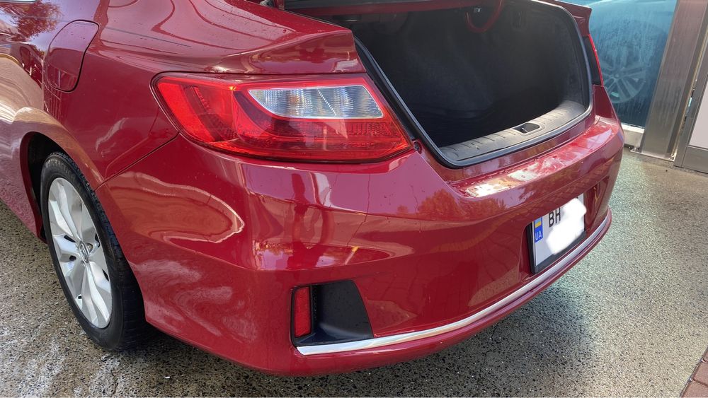 Honda accord coupe 9 2012 2013 2014 2015 задний бампер дорестайлинг