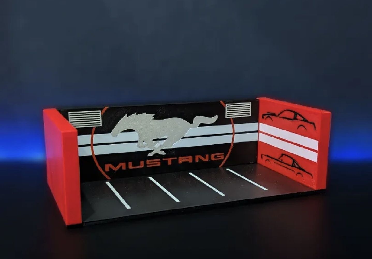Diorama mustang HotWheels  1:64