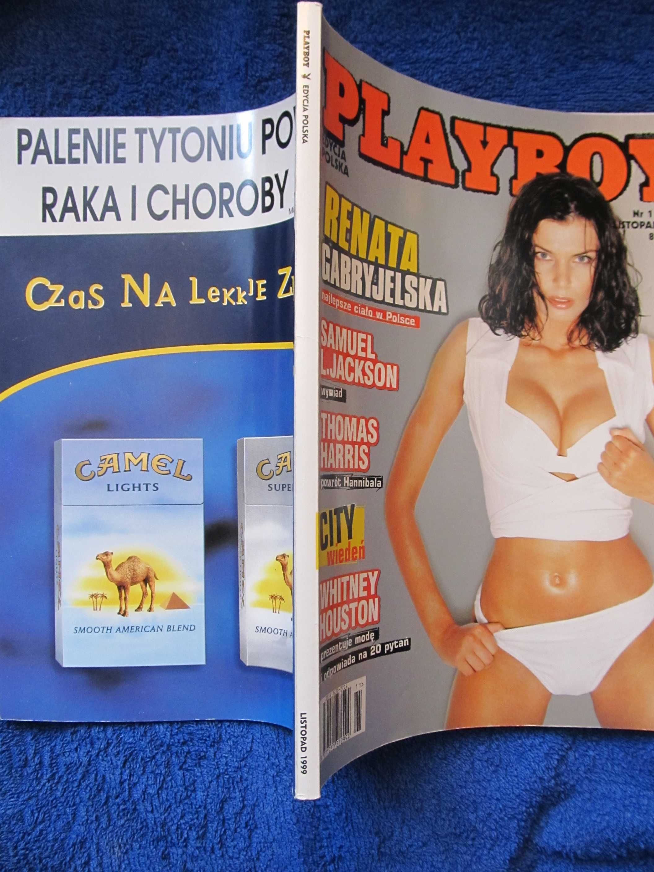 Playboy  Nr  11  Listopad  1999  front  Renata Gabryjelska