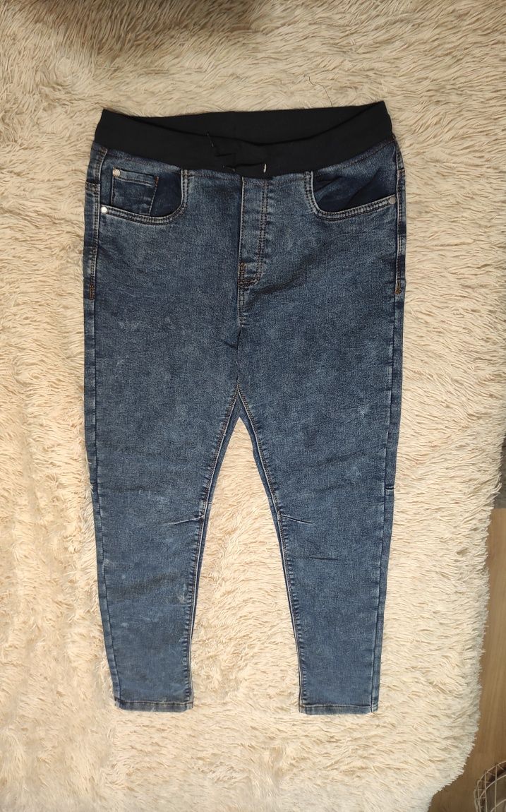 Joggery jeansy spodnie chłopięce 170