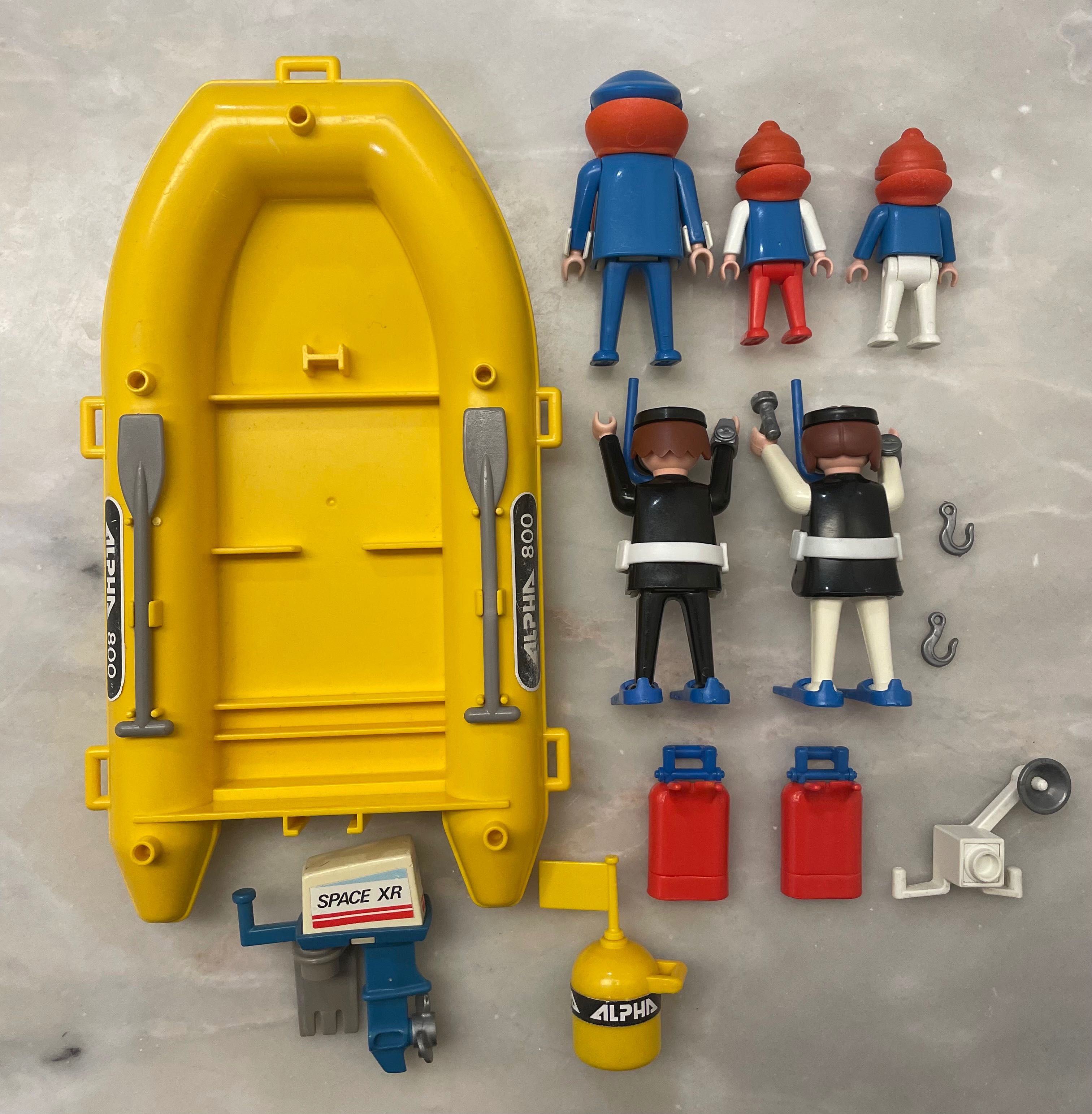 Playmobil 3479 mergulhadores lancha
