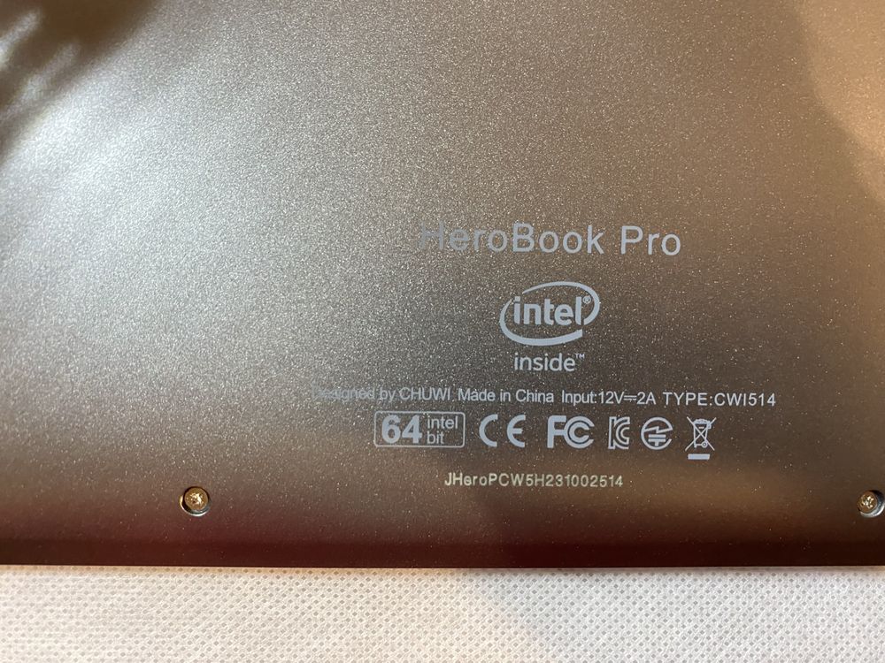 Ноутбук Windows 11, Chuwi HeroBook Pro, ультрабук, intel full hd