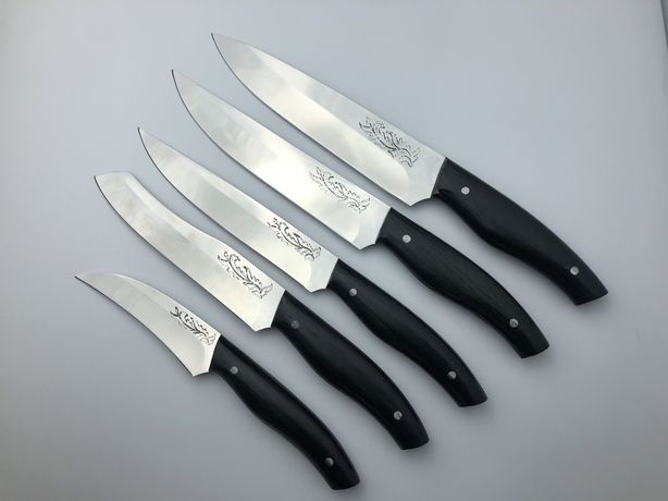 Набор кухонный ножей ручной работы