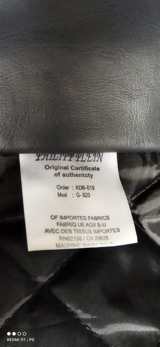 Philipp plein kurtka skórzana ramoneska