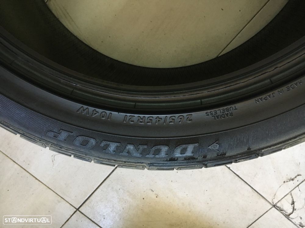 2 pneus dunlop 265-45r21 entrega gratis