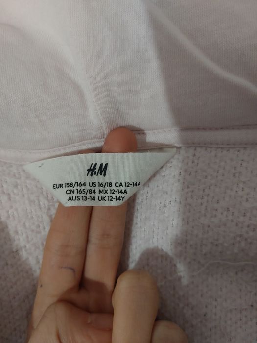 Ciepła bluza dla dziewczynki baranek 158/164