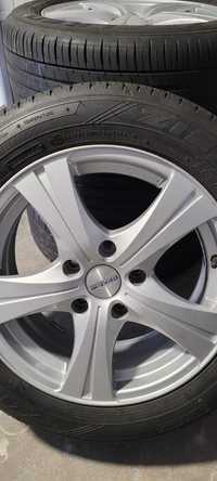 Felgi aluminiowe 16' 5x114,3 z oponami letnimi Falken 205/55/R16