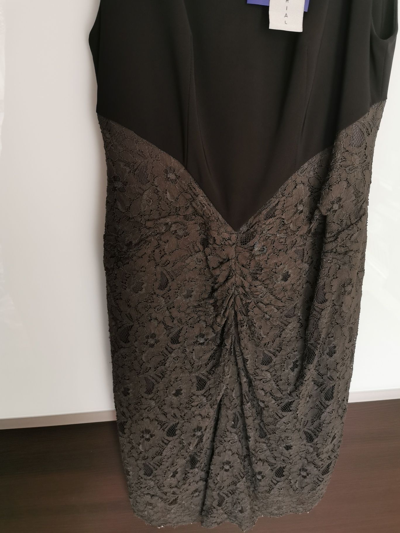 Sukienka Imperial włoska r. M antracyt/czarna