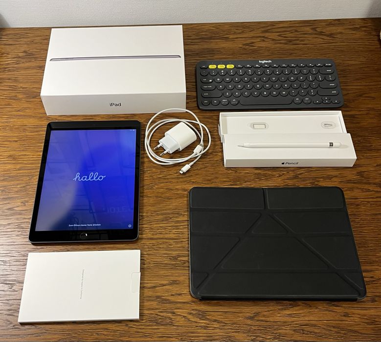iPad 9 gen. 64 gb + Apple Pencil +etui + klawiatura Logitech K380 s