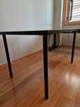 Mesa målvakt e pés de apoio, 120x80x73.5cm