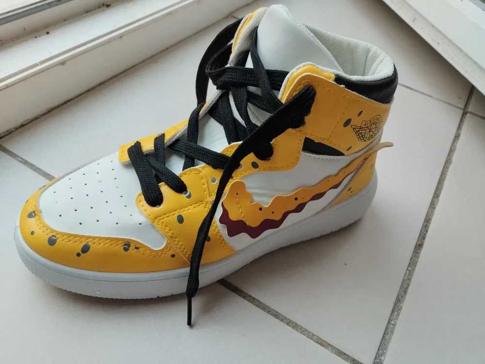 Баскетбольные кроссовки Nike Custom Air Jordan 1 SpongeBob SquarePants