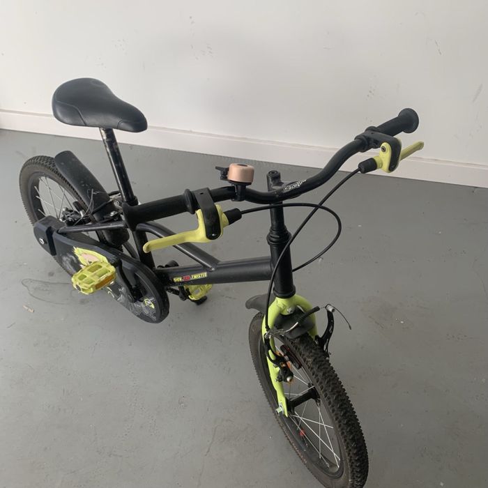 Rower Btwin 500 Dark Hero 16 cali rowerek  .