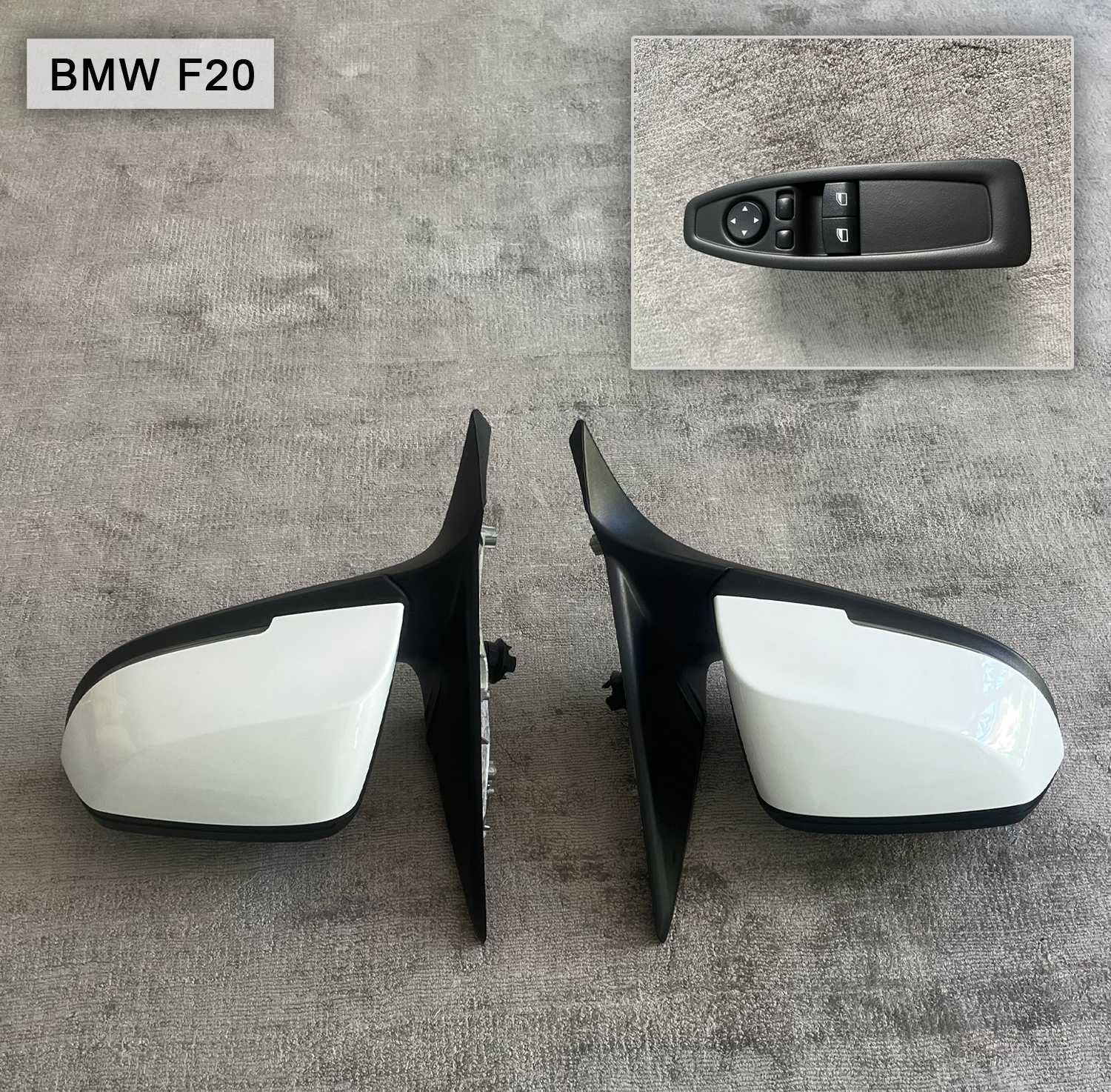 BMW F20 дзеркала зовнішні, з блоком керування склопідйомниками.
