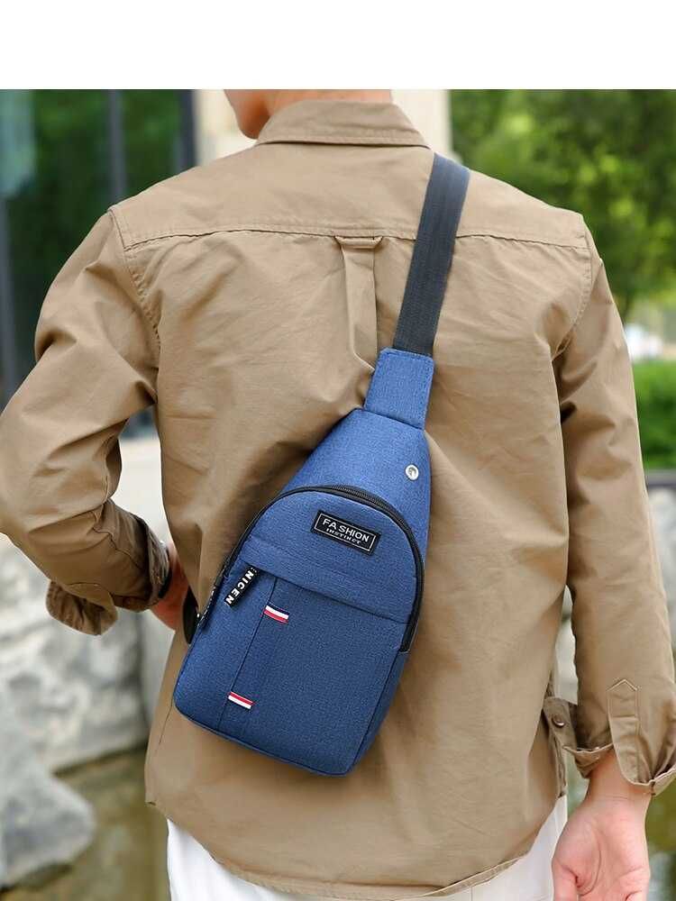 Plecak cross-body nerka torebka na ramię na pasku saszetka nylonowa