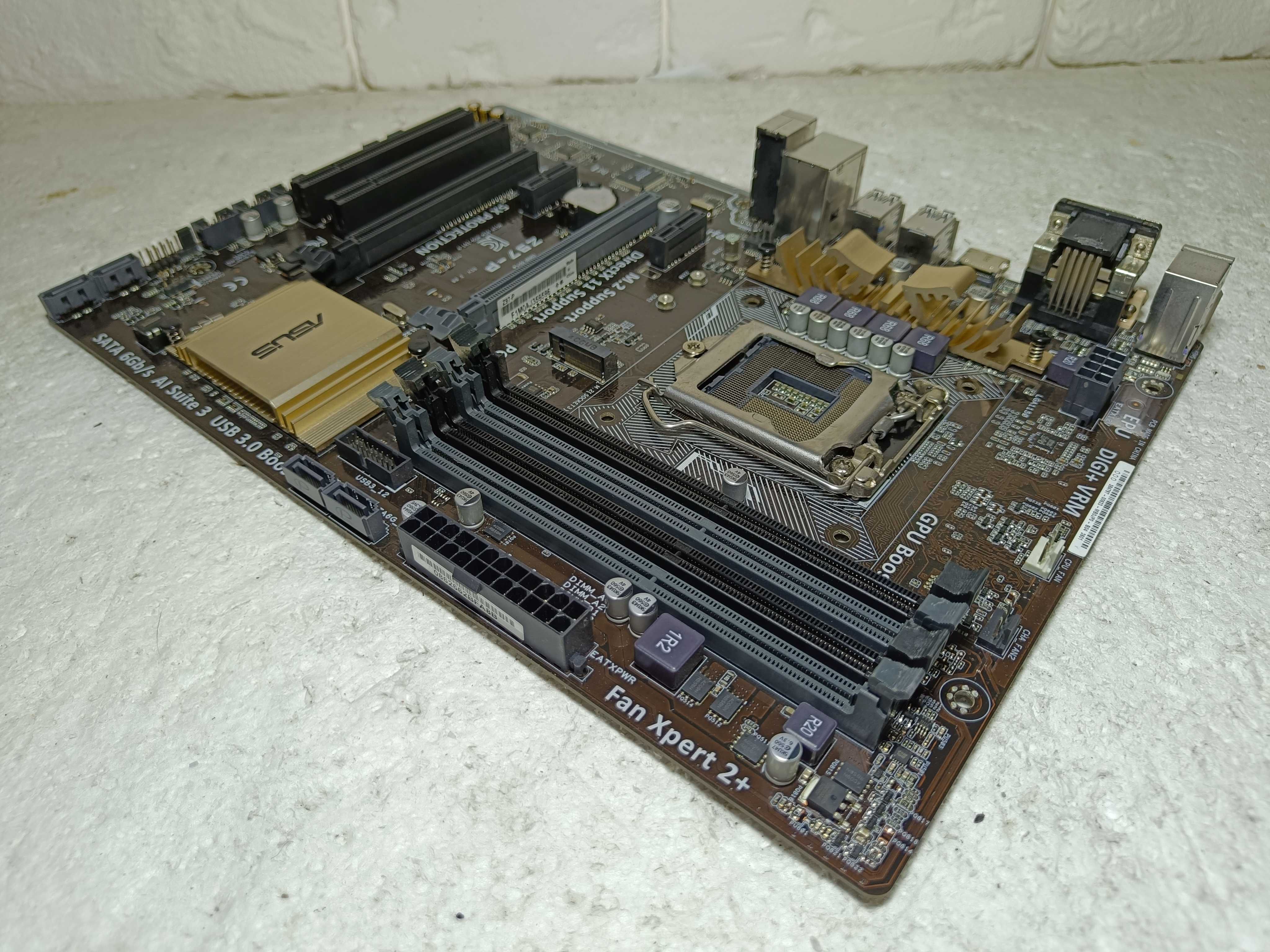 Материнська плата ASUS Z97-P LGA1150 з M2 слотом під SSD під i7 4790K
