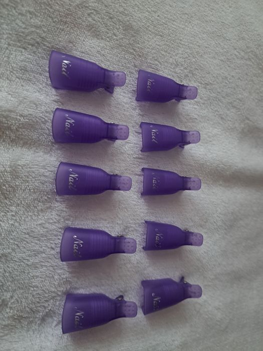 Klipsy to usuwania lakieru hybrydowego 10 sztuk