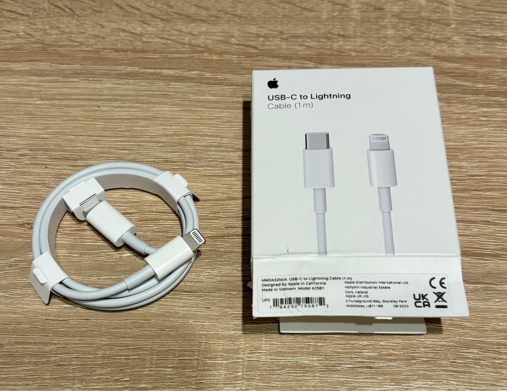 Kabel Apple USB C Lightning 1 m NOWY!