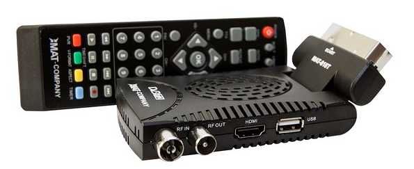 Dekoder Tuner TV DVB-T2 HEVC H.265 FULL HD Mini Stick Pilot Baterie