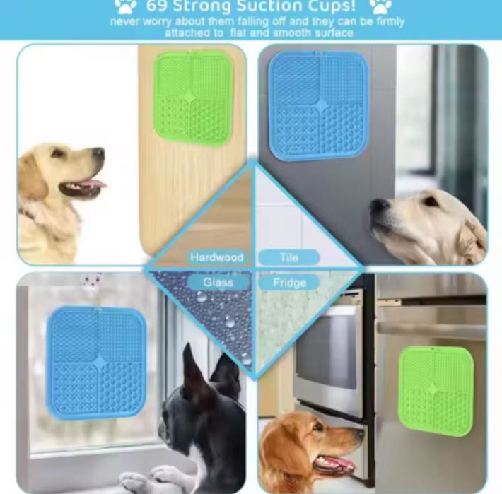 Силиконовый коврик для лизания / лизательный коврик для собак и котов