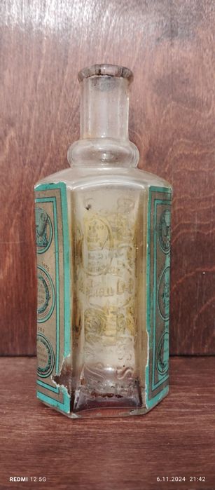 Stara,orginalna,zabytkowa buteleczka po Wodzie Kolońskiej