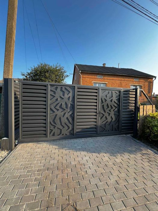 Виготовлення воріт / Монтаж АВТОМАТИКИ Металеві Ковані брами ПІД КЛЮЧ