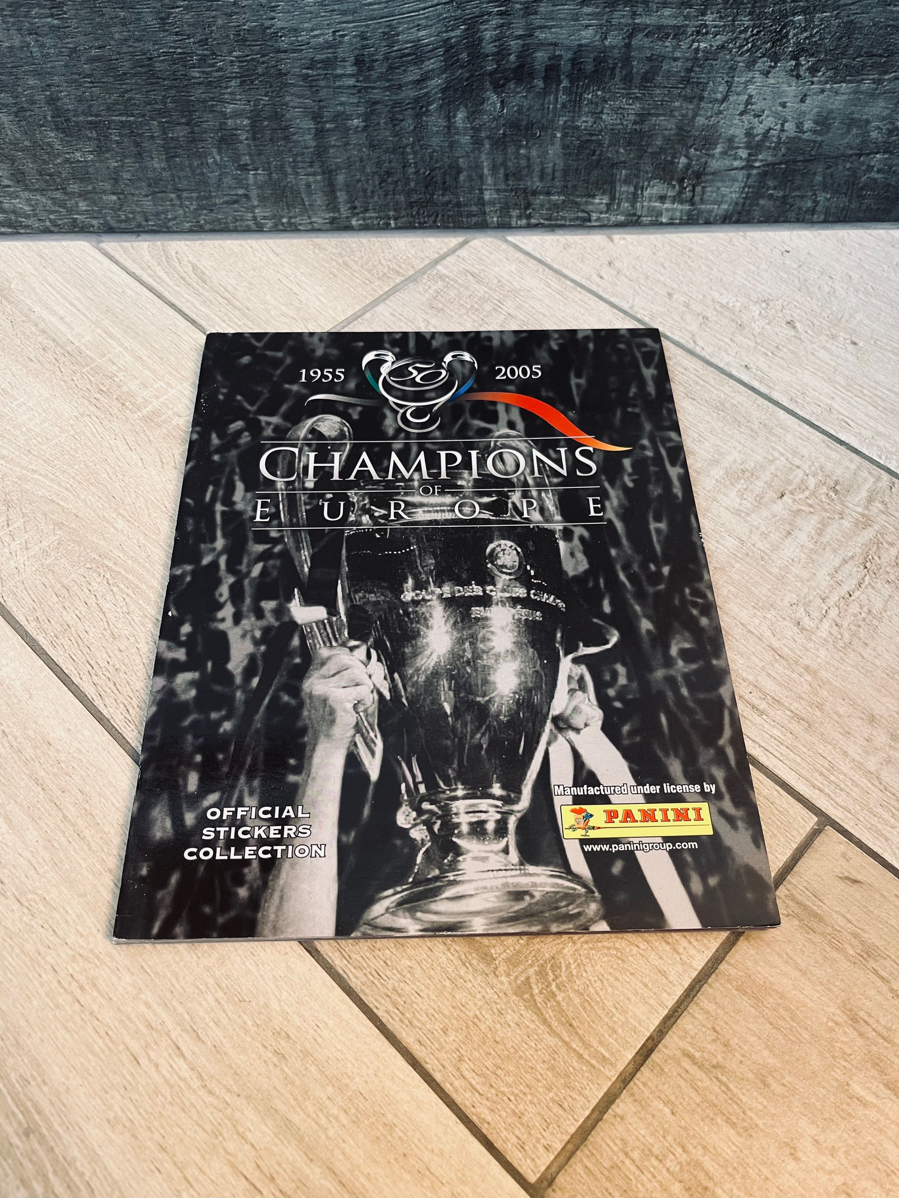 Panini Champions of Europe 1955/2005 Лига Чемпионов альбом,наклейки