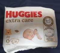 Продам памперсы Huggies Extra Care 0 до 3.5 кг 25 шт