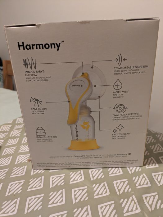 Bomba de extração de leite materno manual Medela