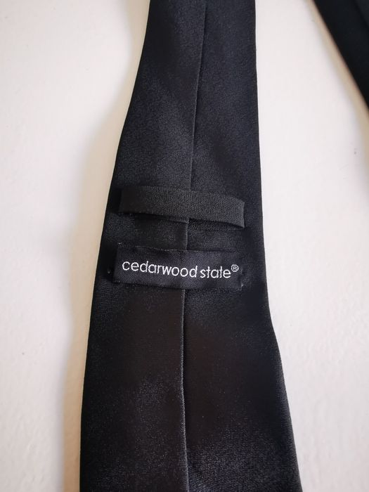 Gravata Cedarwood State Preta