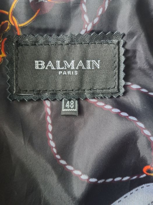 Kurtka skórzana Balmain,rozmiar L, 48