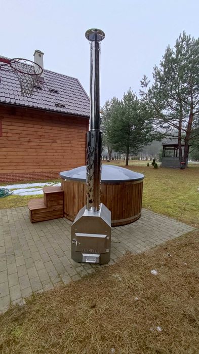 Balia ogrodowa Gorąca beczka Jacuzzi KOMPLETNA