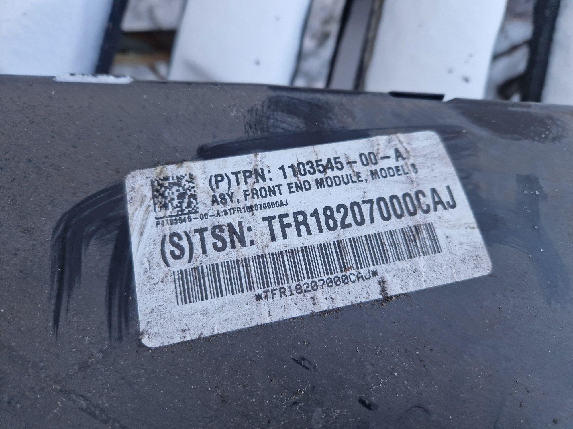Tesla Model 3 касета радиаторов в сборе разборка