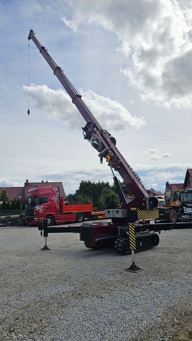 Mini żuraw JEKKO SPX 1275 usługi dźwigowe