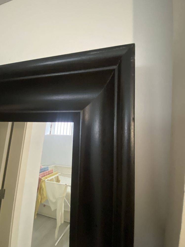 Espelho ikea moldura preta
