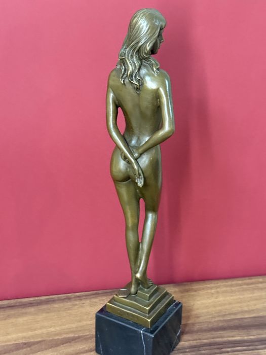 Бронзовая статуэтка, фигурка, скульптура, эротика, мрамор