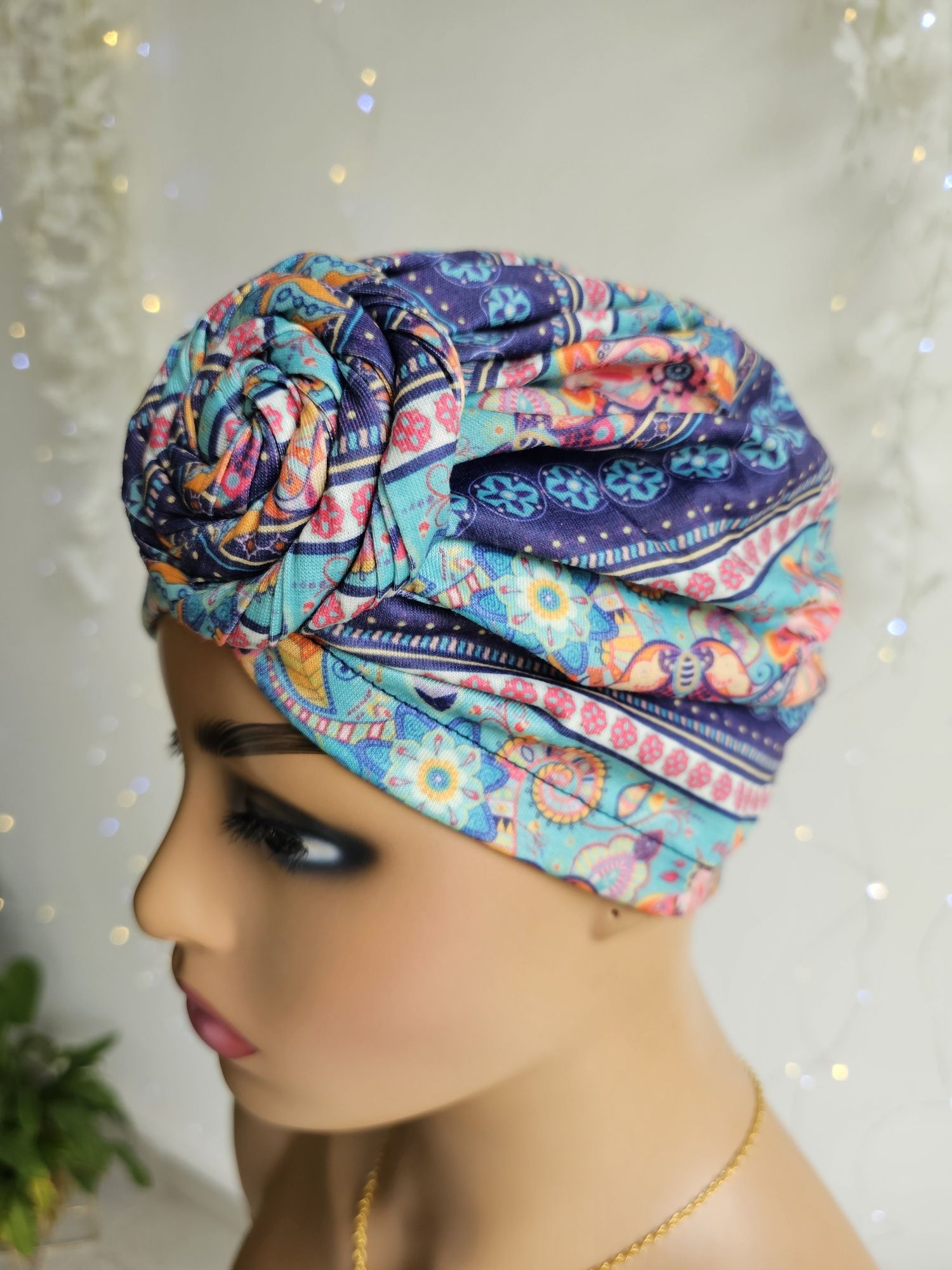 Turban chustka czapka Soa 2 chemioterapia nakrycie głowy