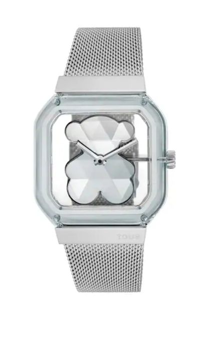 Zegarek damski Tous Mesh Srebrny