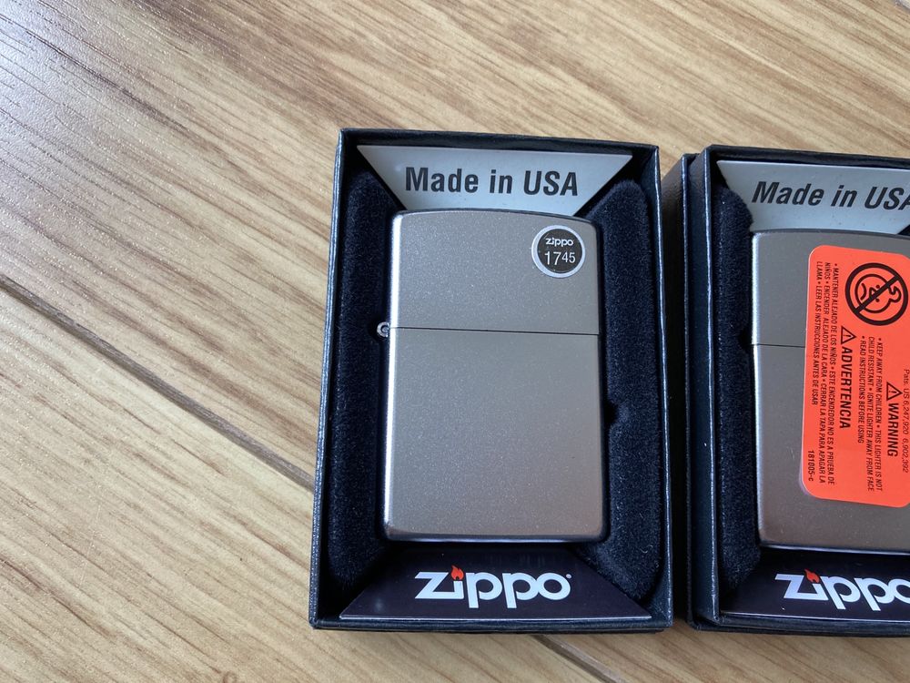 Новая бензиновая зажигалка Zippo 205 Satin Chrome из США