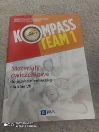 Materiały ćwiczeniowe Kompass team 1 do klasy 7