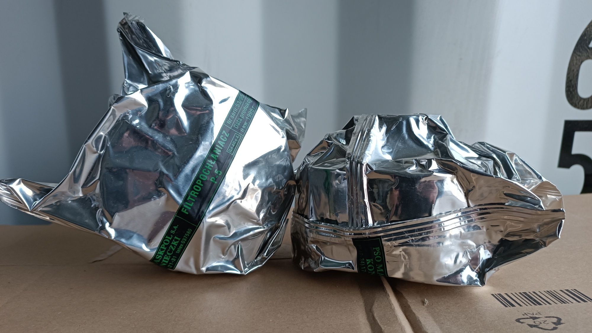 2 x Maskapol  Filtropochłaniacz P 5 filtr