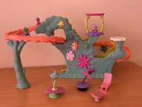 Parque de corridas Littlest Pet Shop com figuras